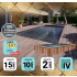 Piscine Bois PRESTIGE Rectangulaire SPARK 420x320x145cm Liner Relief 3D