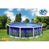Piscine Ronde OCEANO Acier Décoration Aquatique 550 x 120 cm
