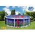 Piscine Ronde OCEANO Acier Décoration Aquatique 550 x 120 cm