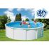 Piscine Acier Ronde CANARIAS 550 cm x H 120 cm
