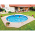Piscine Acier Ronde Azuro ⌀360x90cm Bleu/Blanc + Skimmfilter