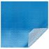Bâche à bulles 180μ bleu pour piscine octogonale allongée 645x470cm 