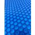 Bâche à bulles 400μ Bleu bordée pour Piscine Hexagonale 422xH125 cm