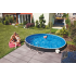 Piscine Acier Ronde Azuro aspect Osier ⌀460x120cm