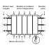 Bâche à barres pour piscine Hors-sol rectangulaire 520 x 220 cm