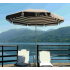 Parasol  VENEZIA Coton 200/8 cm Taupe et Ecru